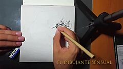 Sensual fingers gently explore the skin in a tender touch