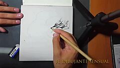 Sensual fingers gently explore the skin in a tender touch