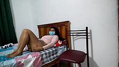 Intense Roleplay: Stepson Shares Video Of Curvy Latina Body Naked