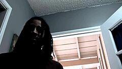 The chubby ebony milf was fucked hard by a big black cock, her big tits and fat ass bouncing as she came.