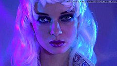 Natalia Andreeva performs a beautiful striptease, undressing and ripping clothes in a cute way