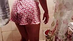 auroraestelar shows off her big tits and ass as a housewife masturbating solo in the bath