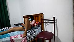 Intense Roleplay: Stepson Shares Video Of Curvy Latina Body Naked