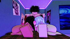 one of the best threesomes ever on roblox 😍