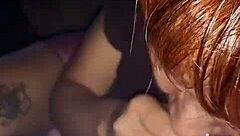 intense blowjob from my latina housewife wife