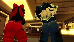 one of the best threesomes ever on roblox 😍