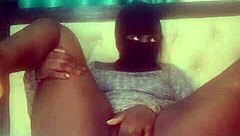 Angela Oxo bounces her booty with toys, she teases.