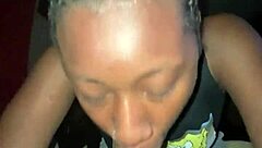 Teen Neighbor Secret Blowjob - Can You Handle Her Sloppy Ebony Deepthroat Skills?