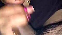 intense blowjob from my latina housewife wife