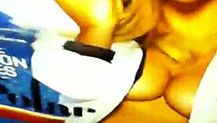 Small dick unleashes cum all over Kate Upton in a quick intriguing release.