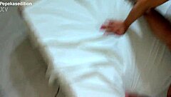 bianca naldy giving her natural tits to santa claus.