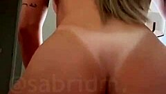 Amateur pink pussy pounded intensely by big cock