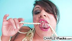 charley chases oiled up with pearls