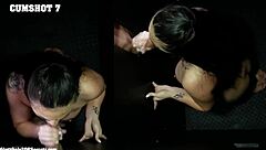 Jay Eight Swallows Eight Massive Cumshots in Wild Gloryhole Session