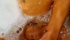 horny couple indulges in masturbation and cum play