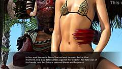 Let's play on the beach with a blonde