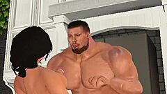 Intense Emotions As Handsome Muscle Hunk Aaron Donald Fucks Local Wife