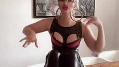 hey, check out this findom bitch dancing to her new song release