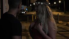 Curly Indian maid in saree gets stripped by house owner for close-up big ass fucking and panty sniffing.