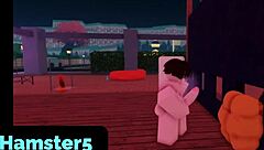 In Roblox, a character discovers fun adventures with unique features and interactions