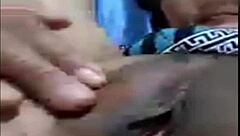 I licked my asian girlfriend's pussy during video call sex via whatsapp in 2025