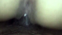 Girlfriend creamy pussy with big black cock