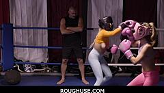 Gia Dibella says, 'Stepbrother, just take what you want from my pussy roughly.' Krystal Davis agrees