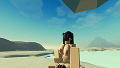 Plajda Roblox Kedi Kızımla Oynuyorum Amını Yalatıp Sikiyorum