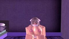 Roblox condo 2 features a fat latina chubby character in the game setting