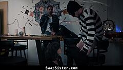 Freaky Ouija Board Makes Stepsiblings Swap And Fuck In Orgy