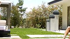 busty milf contrasts huge black cock in hardcore