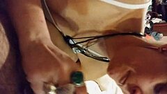 Ex hisap batang dengan ghairah dan nafsu intens