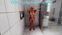 I fucked Cassiana Costa in the dunes without a condom