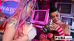 Lesbian sex with Jezebelle and Leya