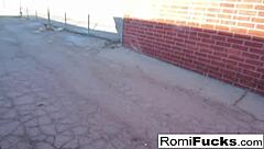 romi rain and dani explore lesbian black-light fun