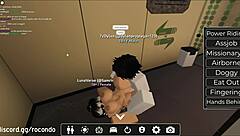 New session with beautiful girl in Roblox