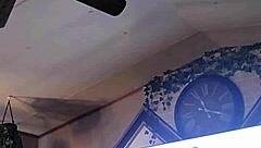 Goldielox plays with herself in panties.