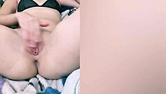 novinha ayumi touches herself while smoking