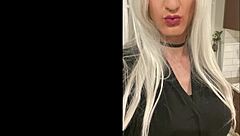 so this platinum blonde crossdresser heads out after a date, dealing with some humiliation from the shemale ladyboy in a transsexual encounter.