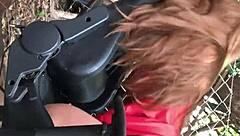 My oldest stepdaughter finally offers her ass for anal play with sex toys