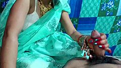 Oh my god, can you believe the father-in-law called his daughter-in-law into the room and she grabbed his cock in clear Hindi voice!