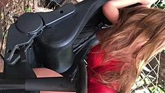 My oldest stepdaughter finally offers her ass for anal play with sex toys