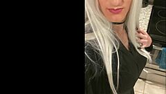 so this platinum blonde crossdresser heads out after a date, dealing with some humiliation from the shemale ladyboy in a transsexual encounter.
