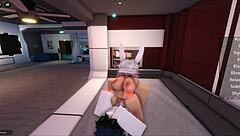 Intense Pussy Breaking Action In Roblox Game