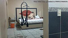 큰 엉덩이 멕시코 창녀 빨고 박으러 도착