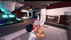 Intense Pussy Breaking Action In Roblox Game
