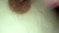 Can Gretala Handle the Cock Rubbing on Her Tits Like a Slut?