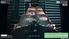 intense big black cock riding with huge tits bouncing