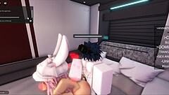 Intense Pussy Breaking Action In Roblox Game