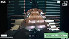 intense big black cock riding with huge tits bouncing